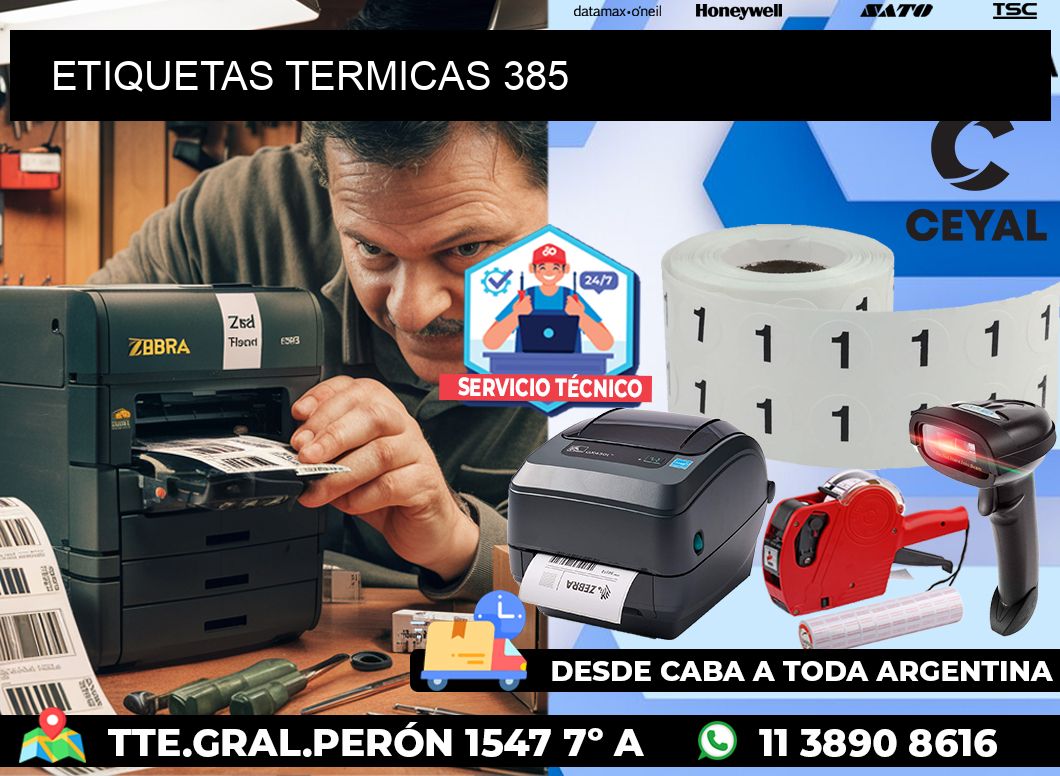 ETIQUETAS TERMICAS 385