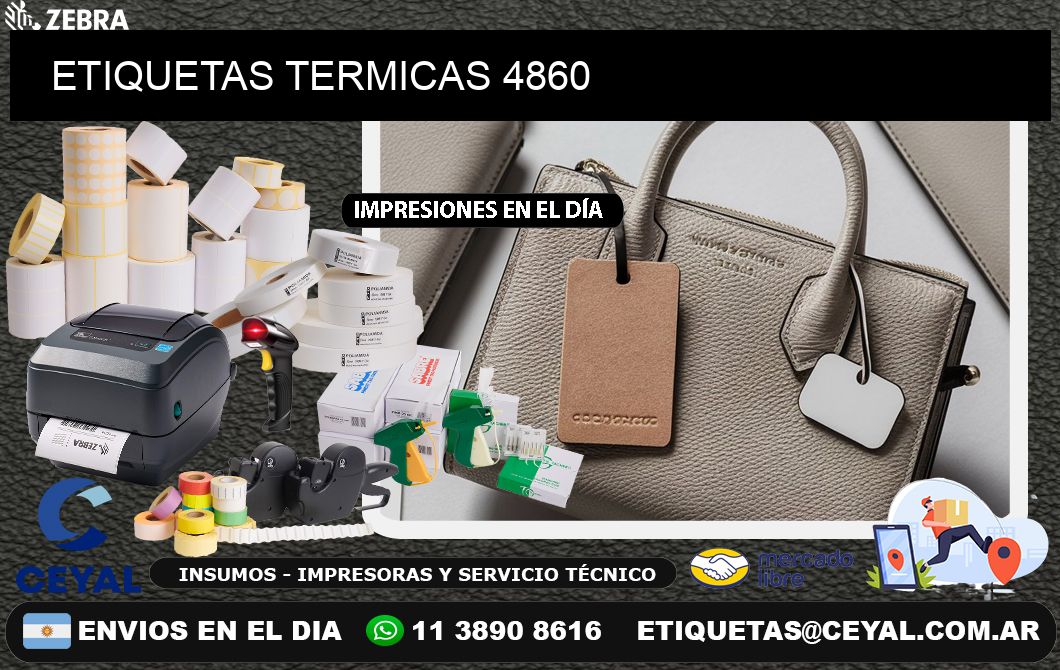 ETIQUETAS TERMICAS 4860