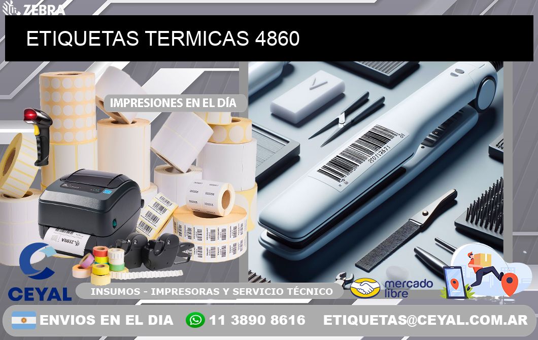 ETIQUETAS TERMICAS 4860