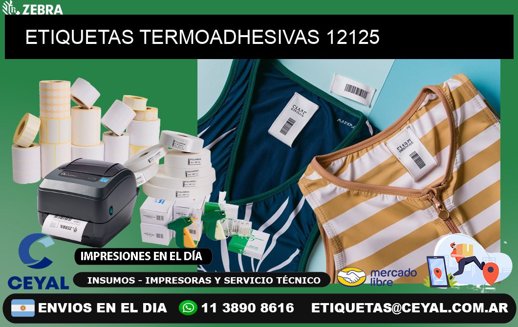 ETIQUETAS TERMOADHESIVAS 12125