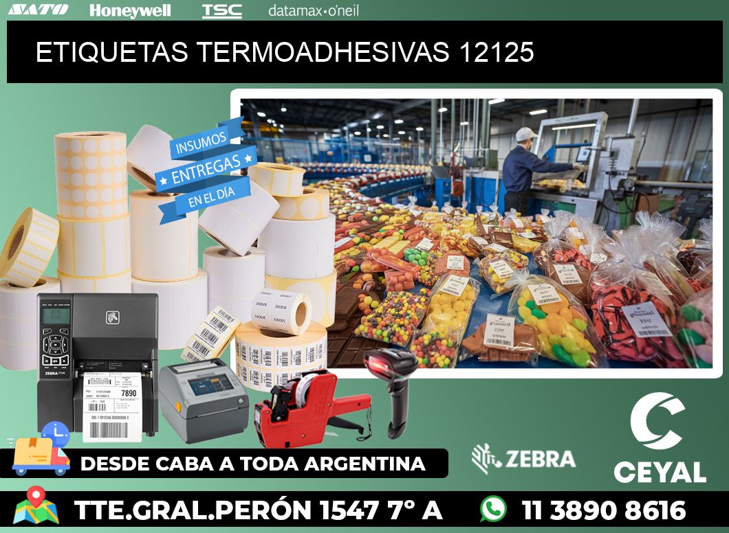 ETIQUETAS TERMOADHESIVAS 12125