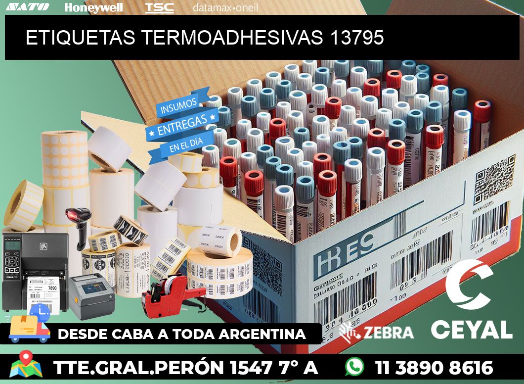 ETIQUETAS TERMOADHESIVAS 13795