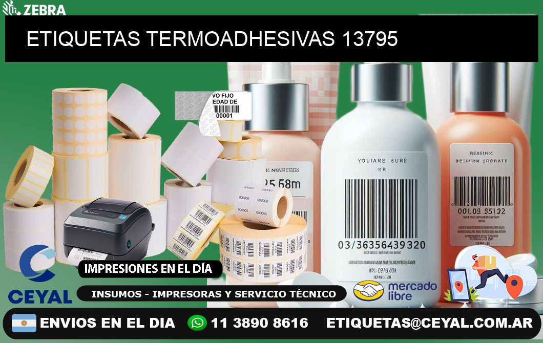 ETIQUETAS TERMOADHESIVAS 13795