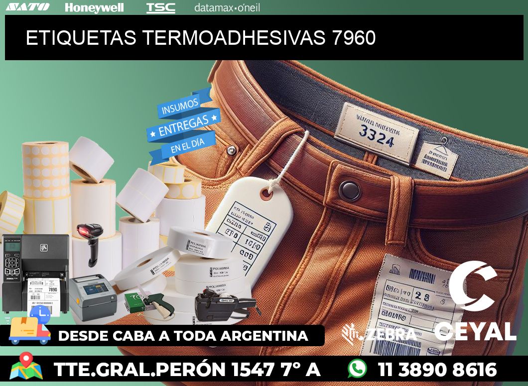 ETIQUETAS TERMOADHESIVAS 7960