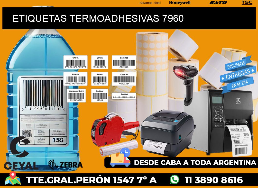 ETIQUETAS TERMOADHESIVAS 7960