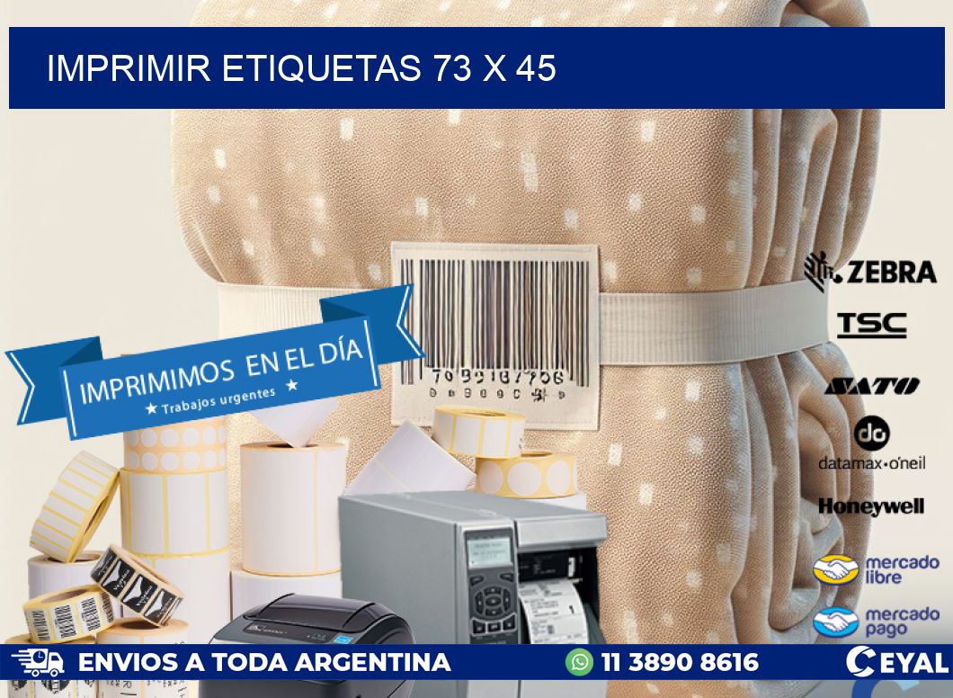 IMPRIMIR ETIQUETAS 73 x 45