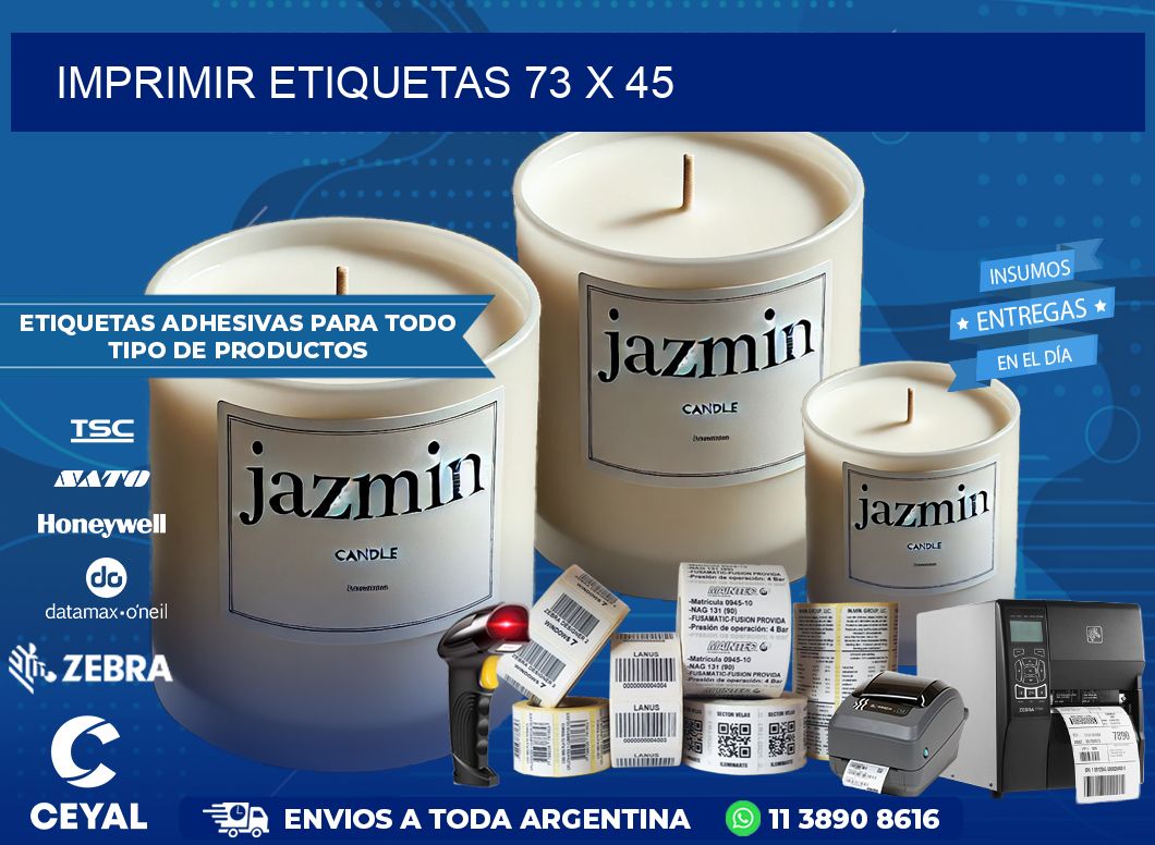 IMPRIMIR ETIQUETAS 73 x 45