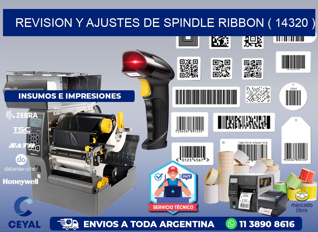 REVISION Y AJUSTES DE SPINDLE RIBBON ( 14320 )