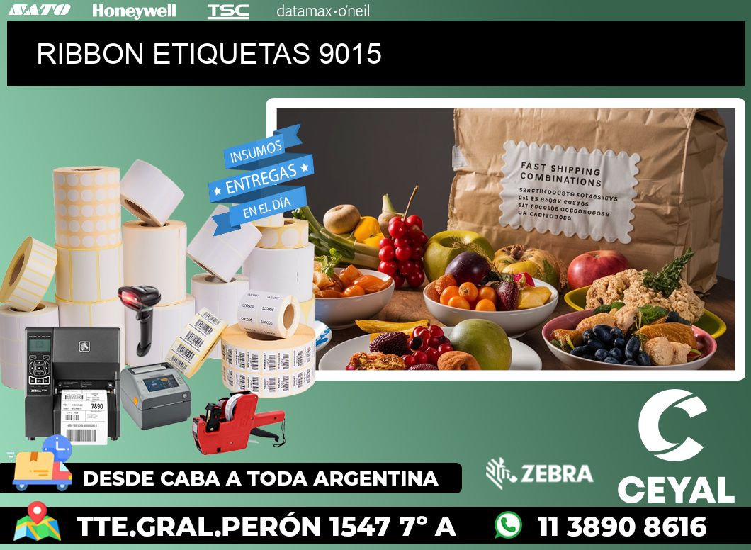 RIBBON ETIQUETAS 9015