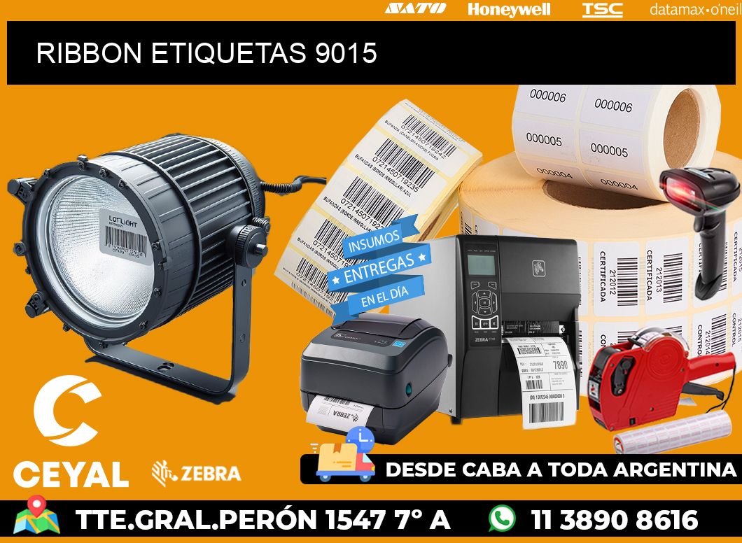 RIBBON ETIQUETAS 9015