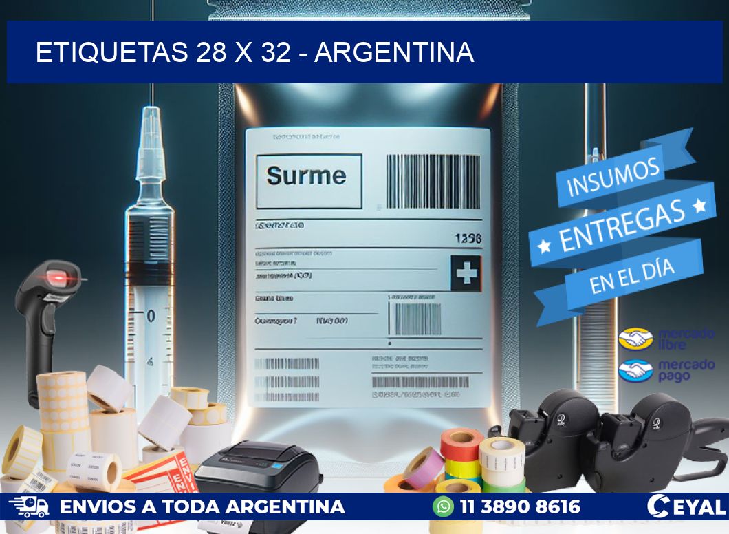 ETIQUETAS 28 x 32 - ARGENTINA