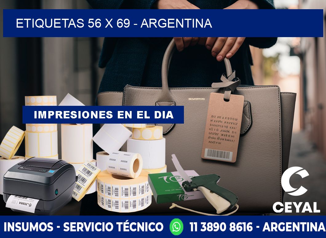 ETIQUETAS 56 x 69 - ARGENTINA