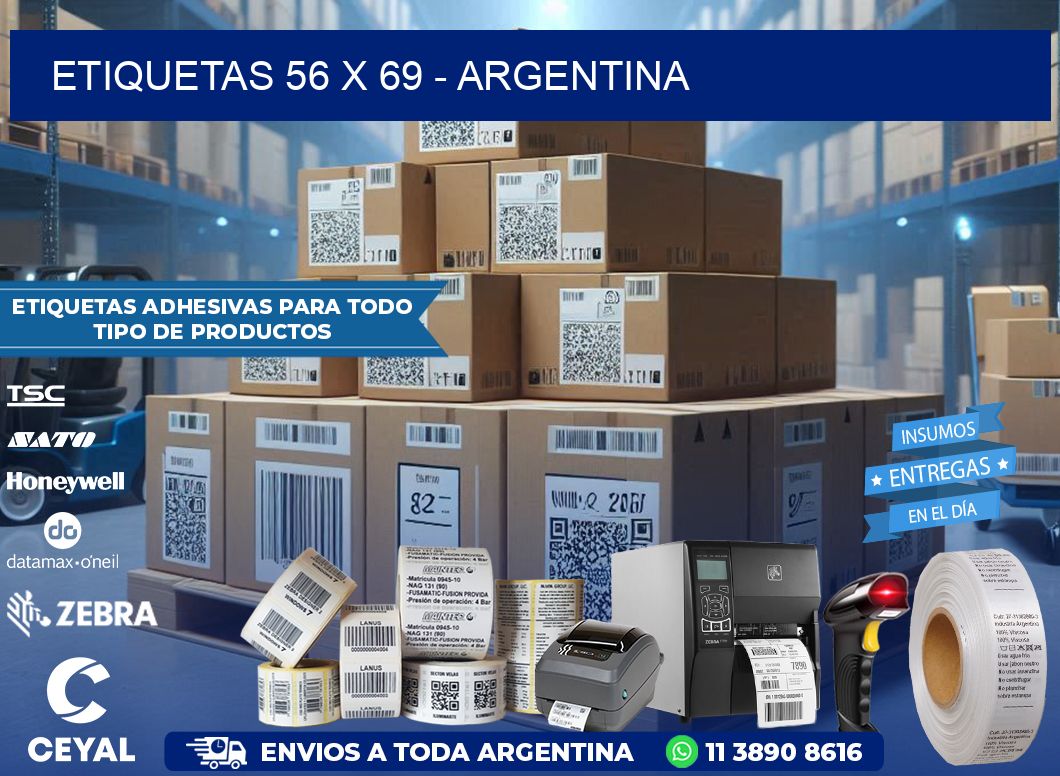 ETIQUETAS 56 x 69 - ARGENTINA