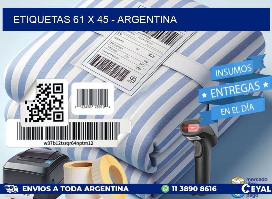 ETIQUETAS 61 x 45 - ARGENTINA