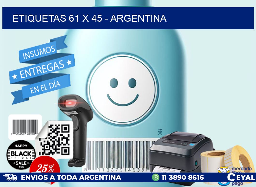 ETIQUETAS 61 x 45 - ARGENTINA