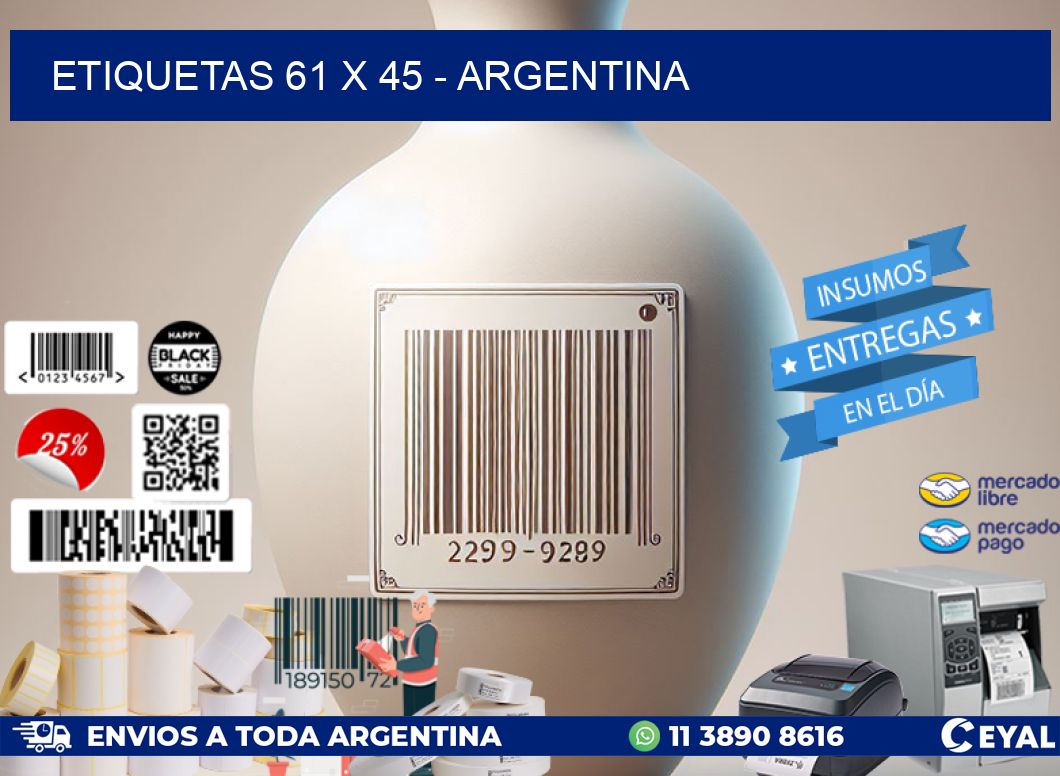 ETIQUETAS 61 x 45 - ARGENTINA