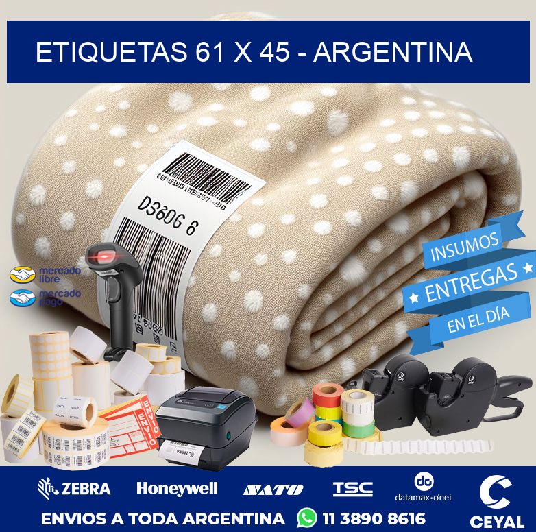 ETIQUETAS 61 x 45 - ARGENTINA