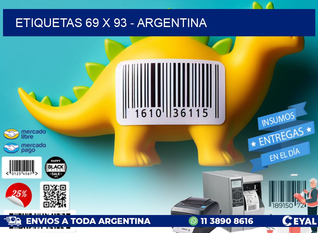 ETIQUETAS 69 x 93 - ARGENTINA