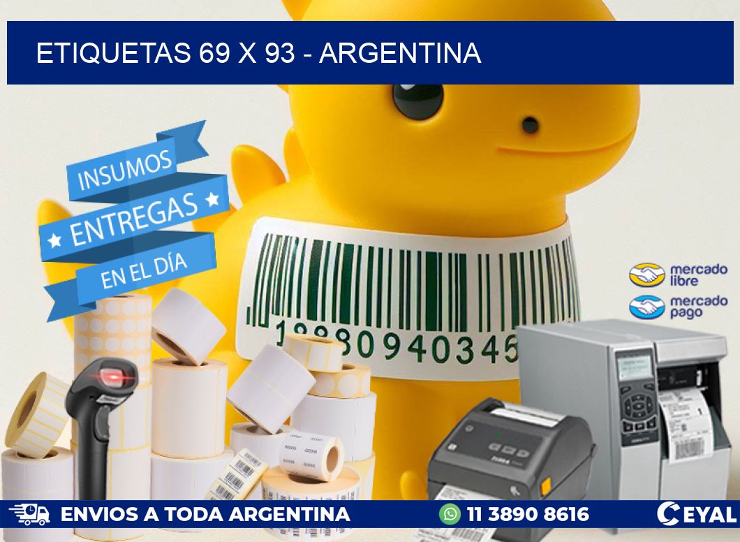 ETIQUETAS 69 x 93 - ARGENTINA