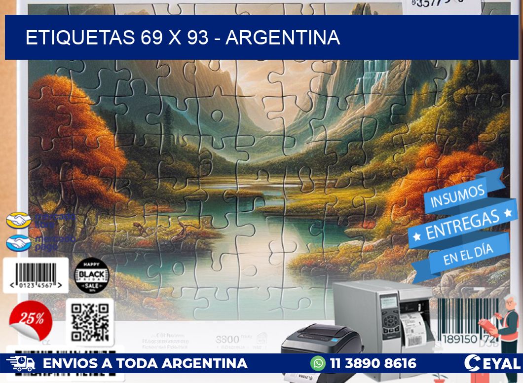 ETIQUETAS 69 x 93 - ARGENTINA