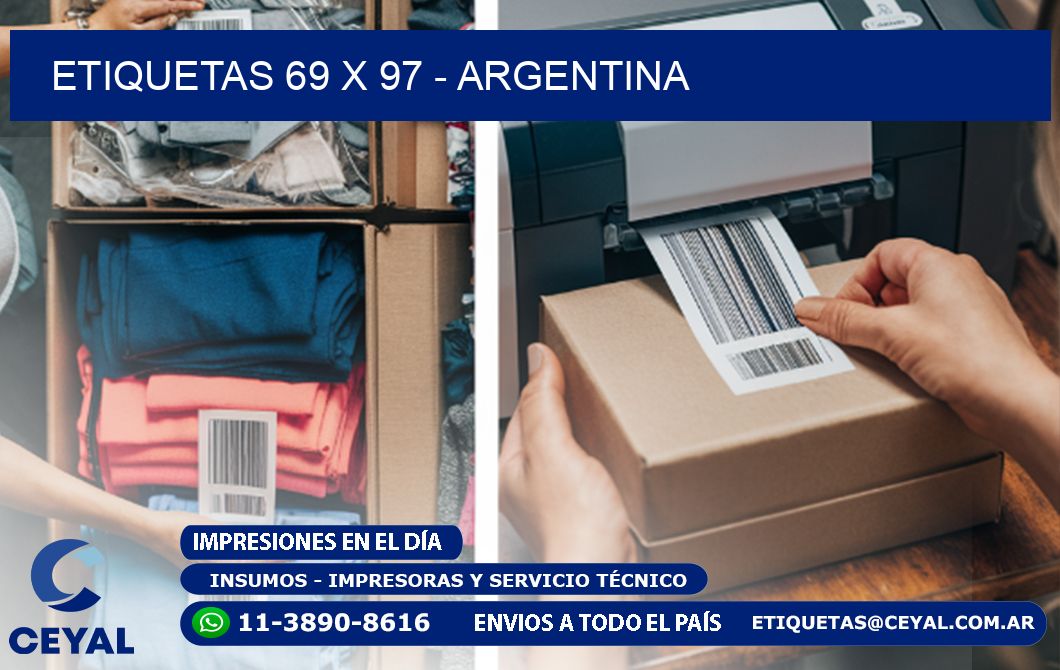 ETIQUETAS 69 x 97 - ARGENTINA