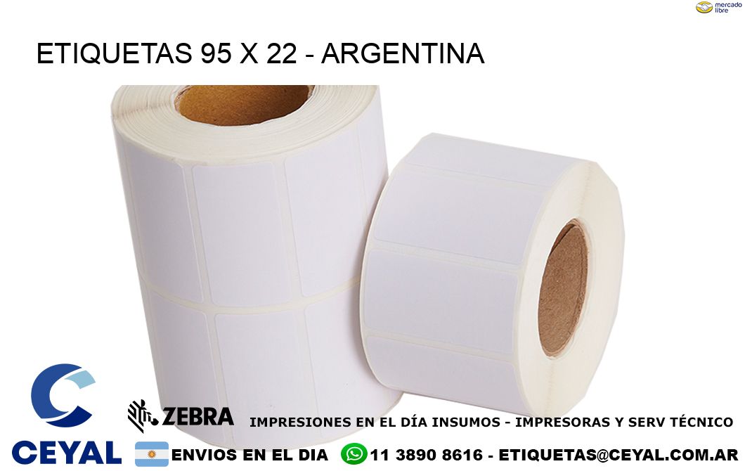 ETIQUETAS 95 x 22 - ARGENTINA
