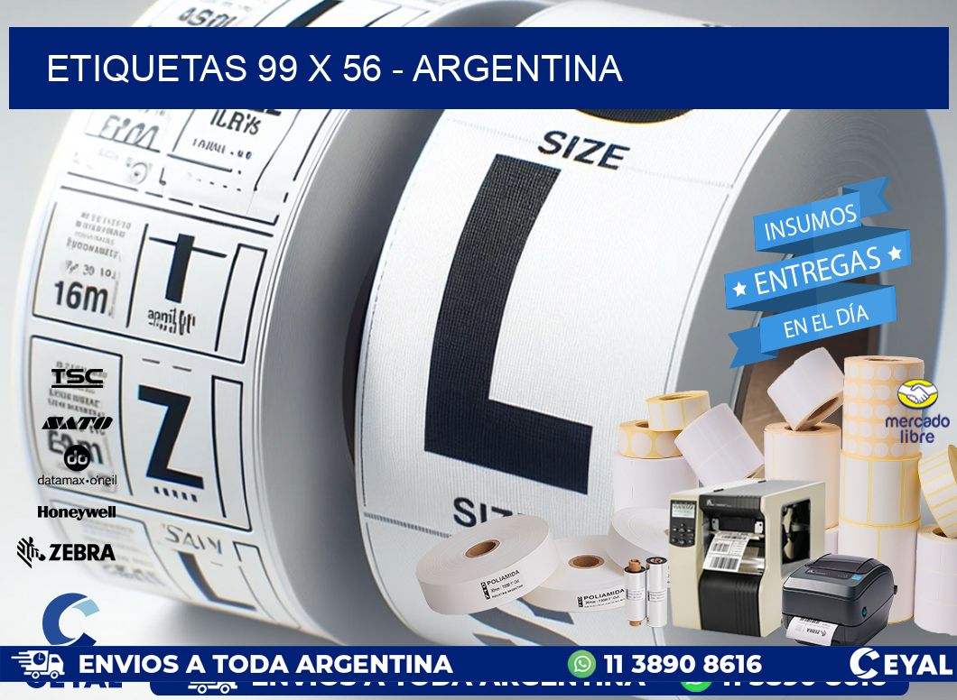 ETIQUETAS 99 x 56 - ARGENTINA