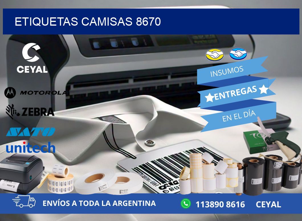 ETIQUETAS CAMISAS 8670