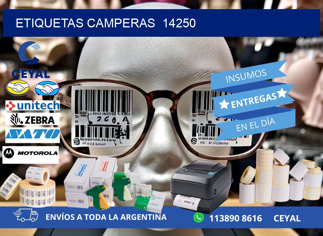 ETIQUETAS CAMPERAS  14250