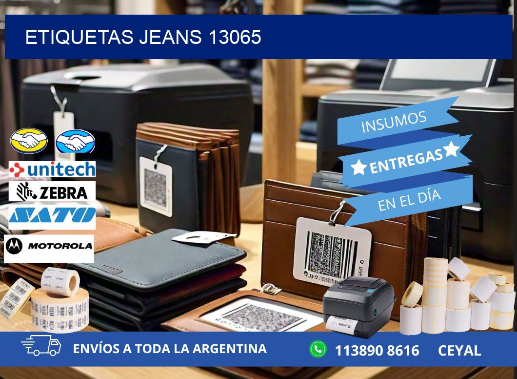 ETIQUETAS JEANS 13065