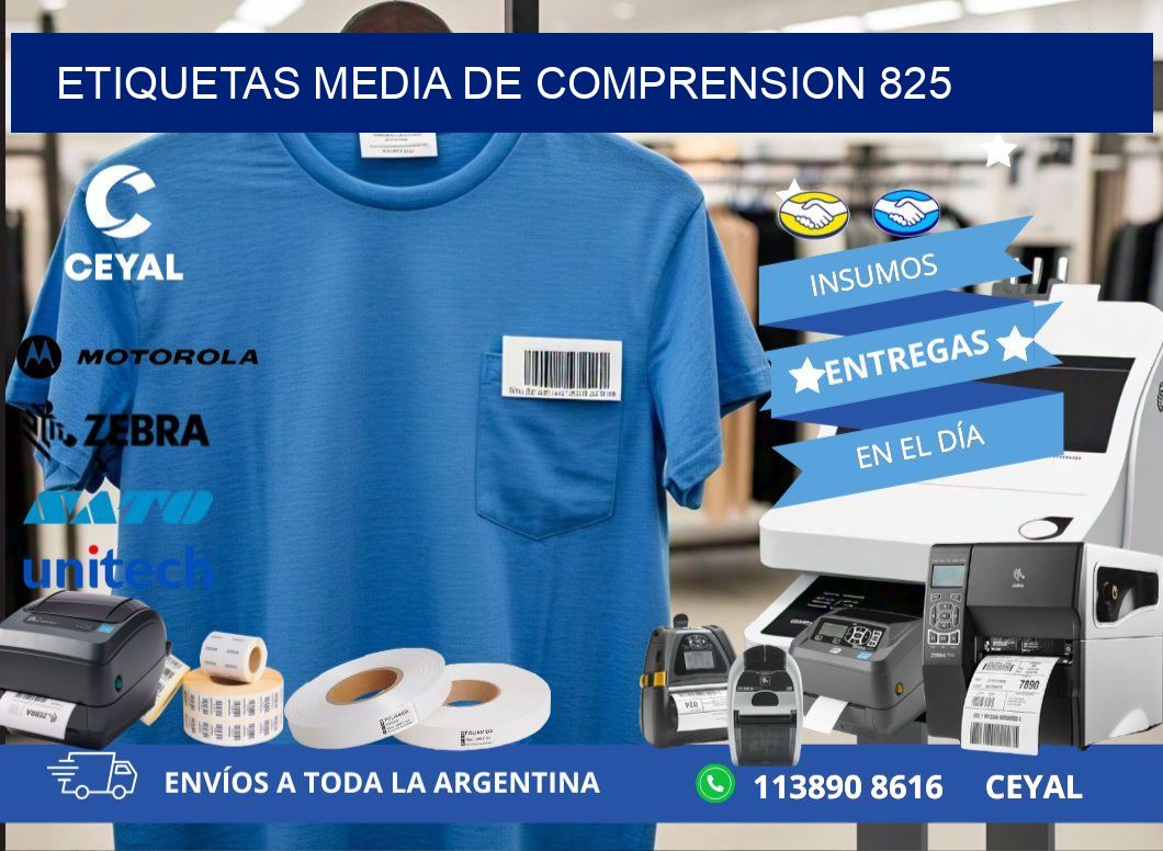 ETIQUETAS MEDIA DE COMPRENSION 825