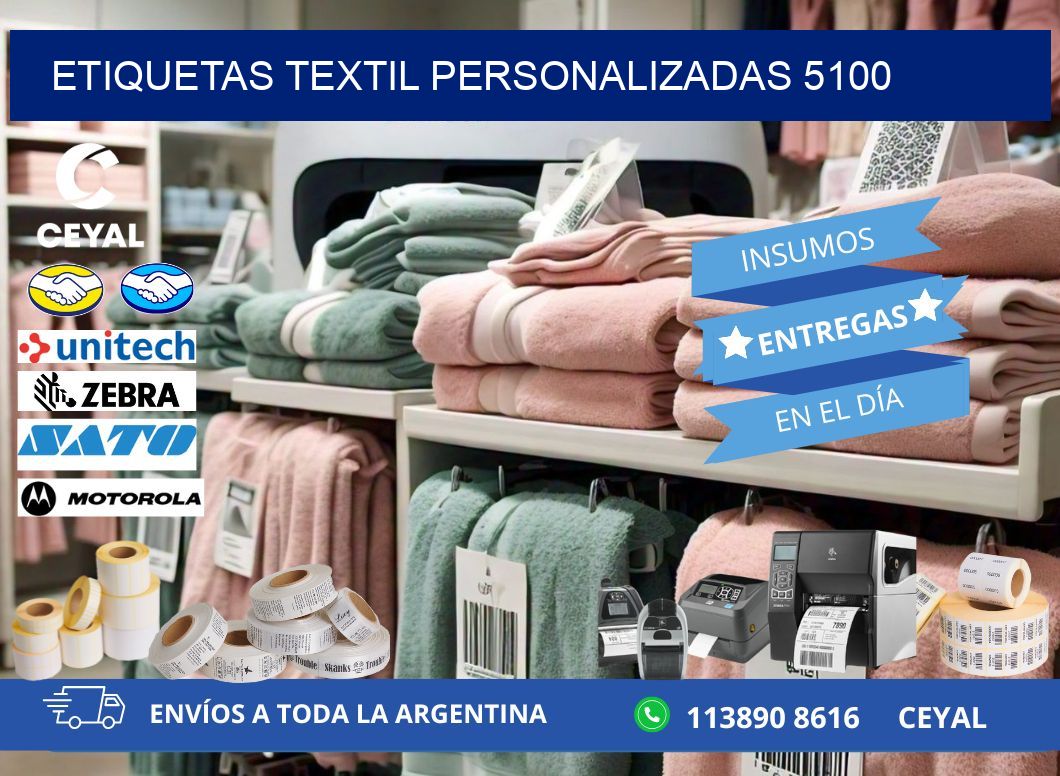 ETIQUETAS TEXTIL PERSONALIZADAS 5100