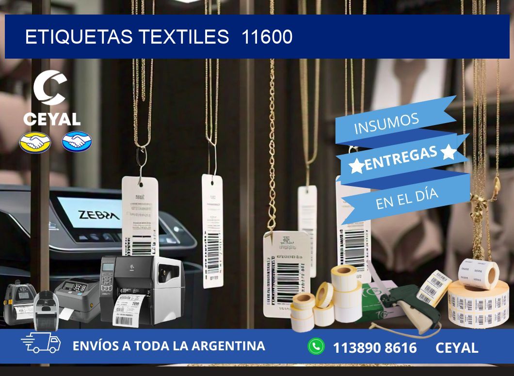 ETIQUETAS TEXTILES  11600