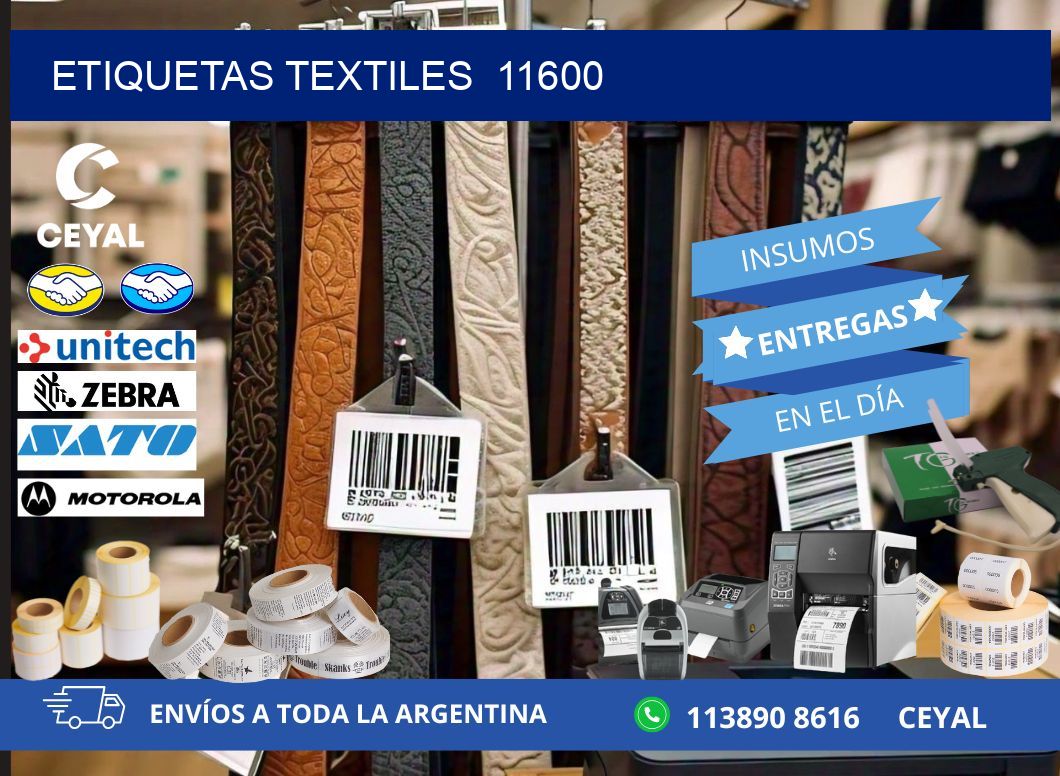 ETIQUETAS TEXTILES  11600