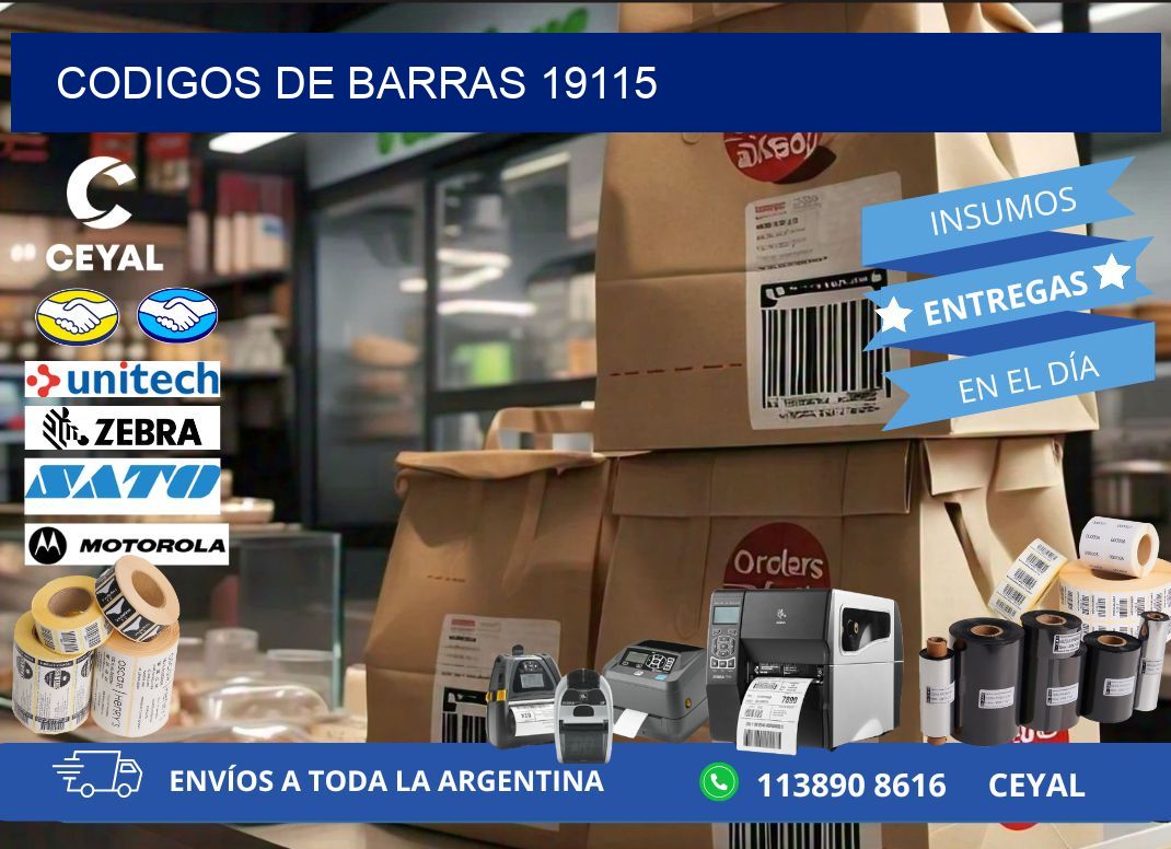 CODIGOS DE BARRAS 19115