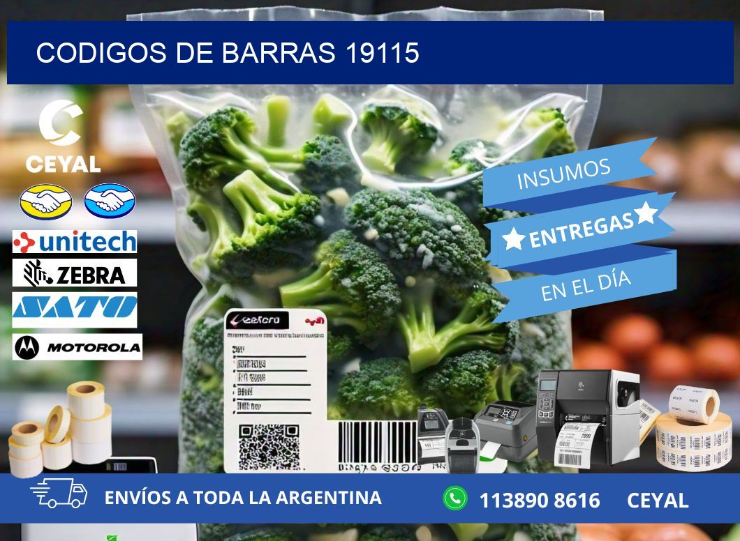 CODIGOS DE BARRAS 19115