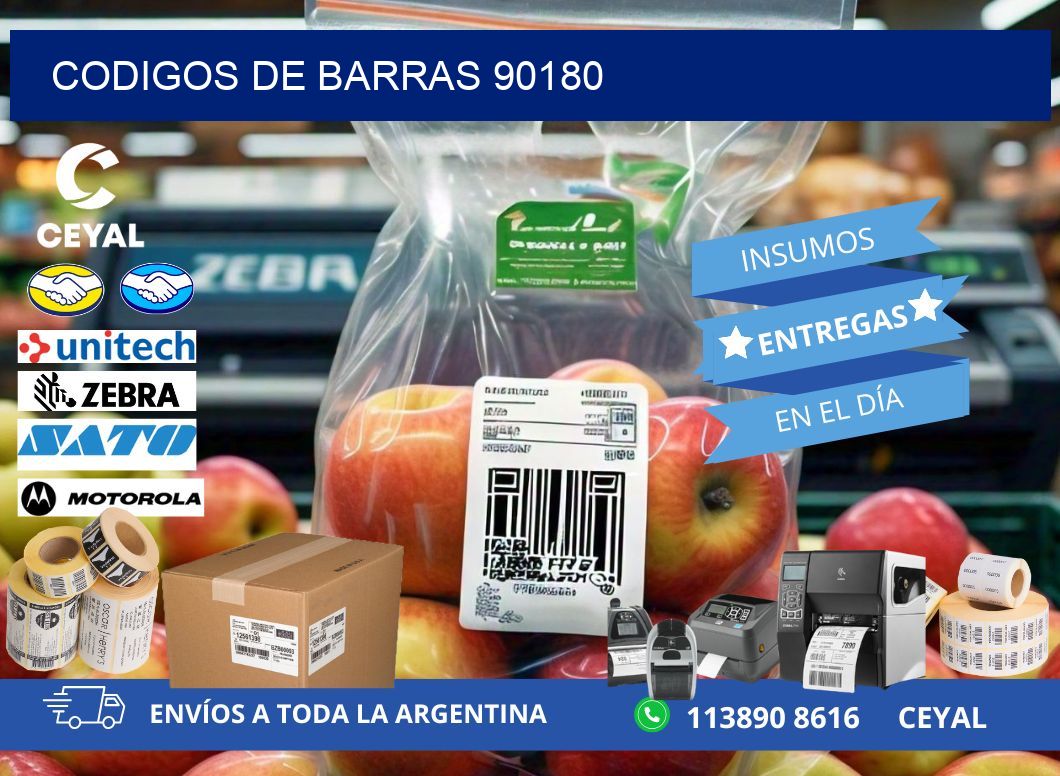 CODIGOS DE BARRAS 90180