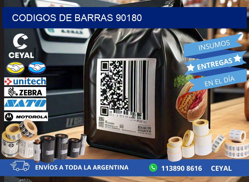 CODIGOS DE BARRAS 90180