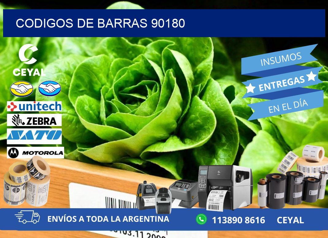 CODIGOS DE BARRAS 90180