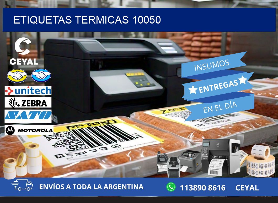 ETIQUETAS TERMICAS 10050