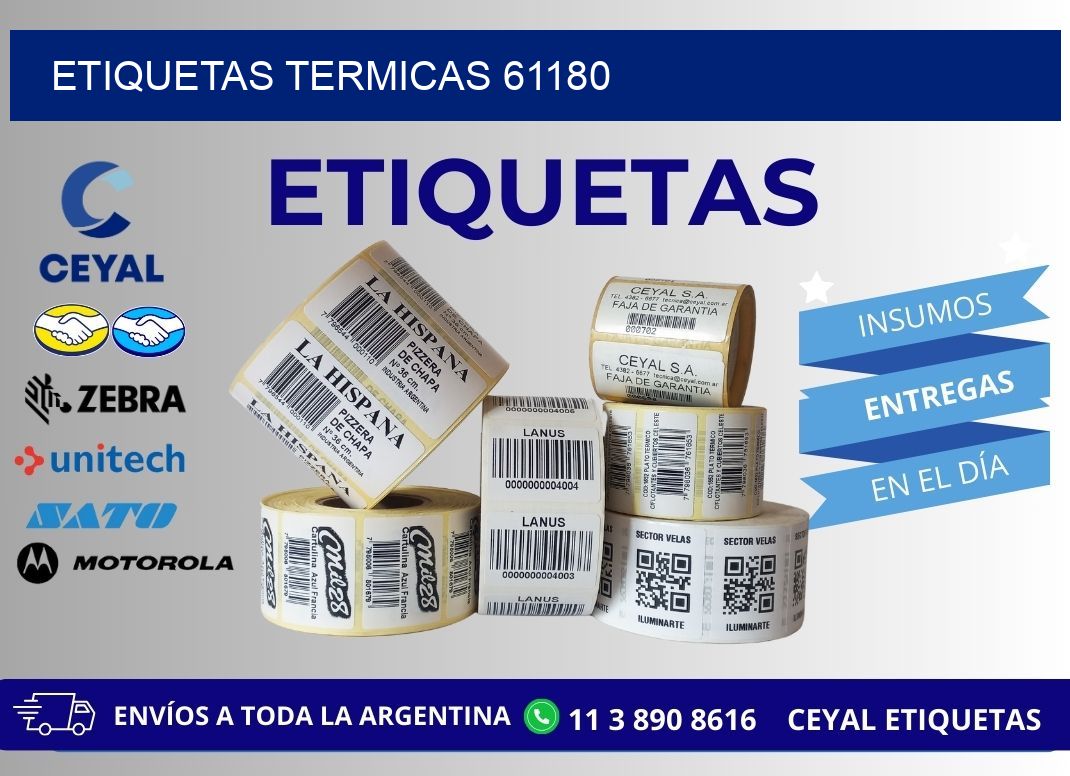 ETIQUETAS TERMICAS 61180