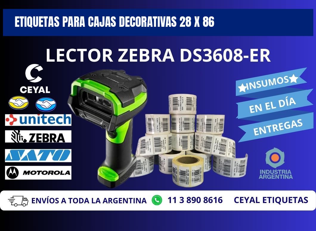 ETIQUETAS PARA CAJAS DECORATIVAS 28 x 86