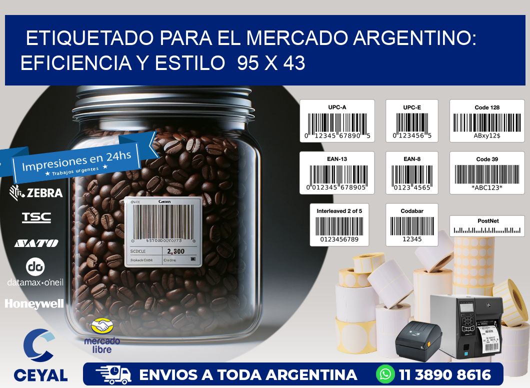 Etiquetado para el Mercado Argentino: Eficiencia y Estilo  95 x 43