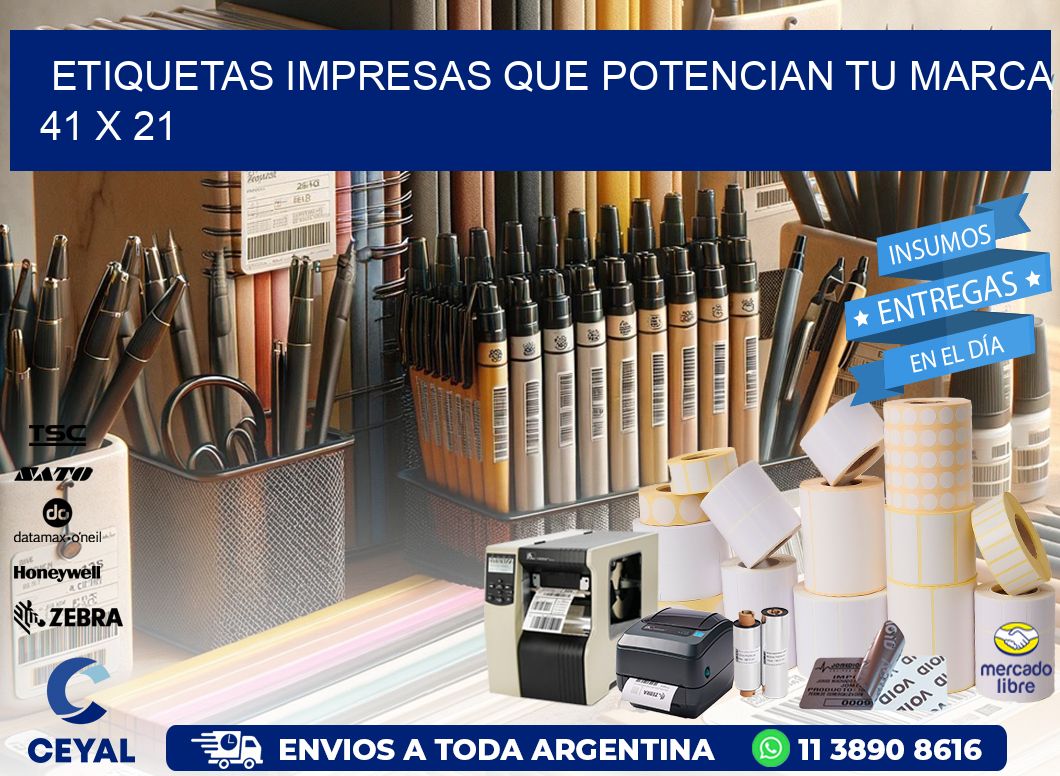 Etiquetas Impresas que Potencian tu Marca 41 x 21