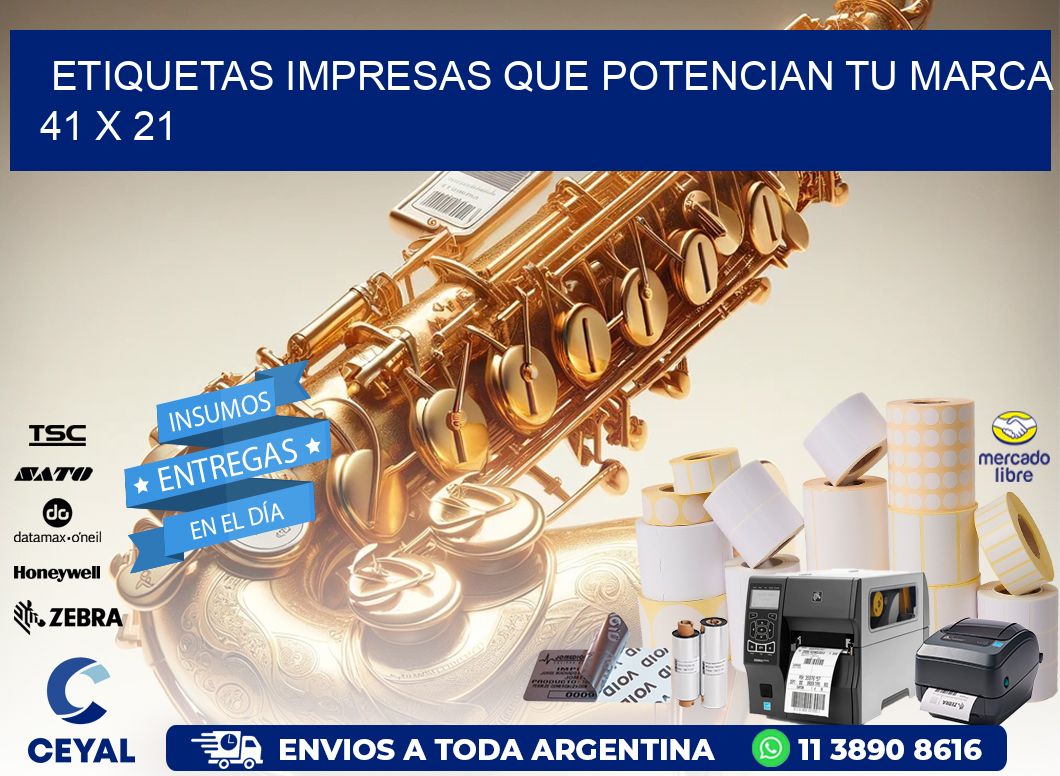 Etiquetas Impresas que Potencian tu Marca 41 x 21