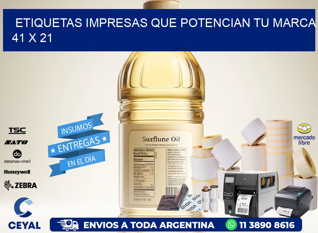 Etiquetas Impresas que Potencian tu Marca 41 x 21