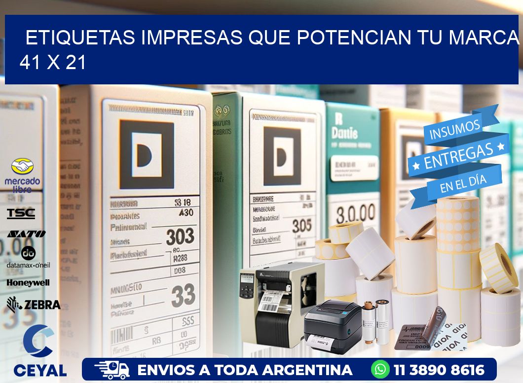 Etiquetas Impresas que Potencian tu Marca 41 x 21