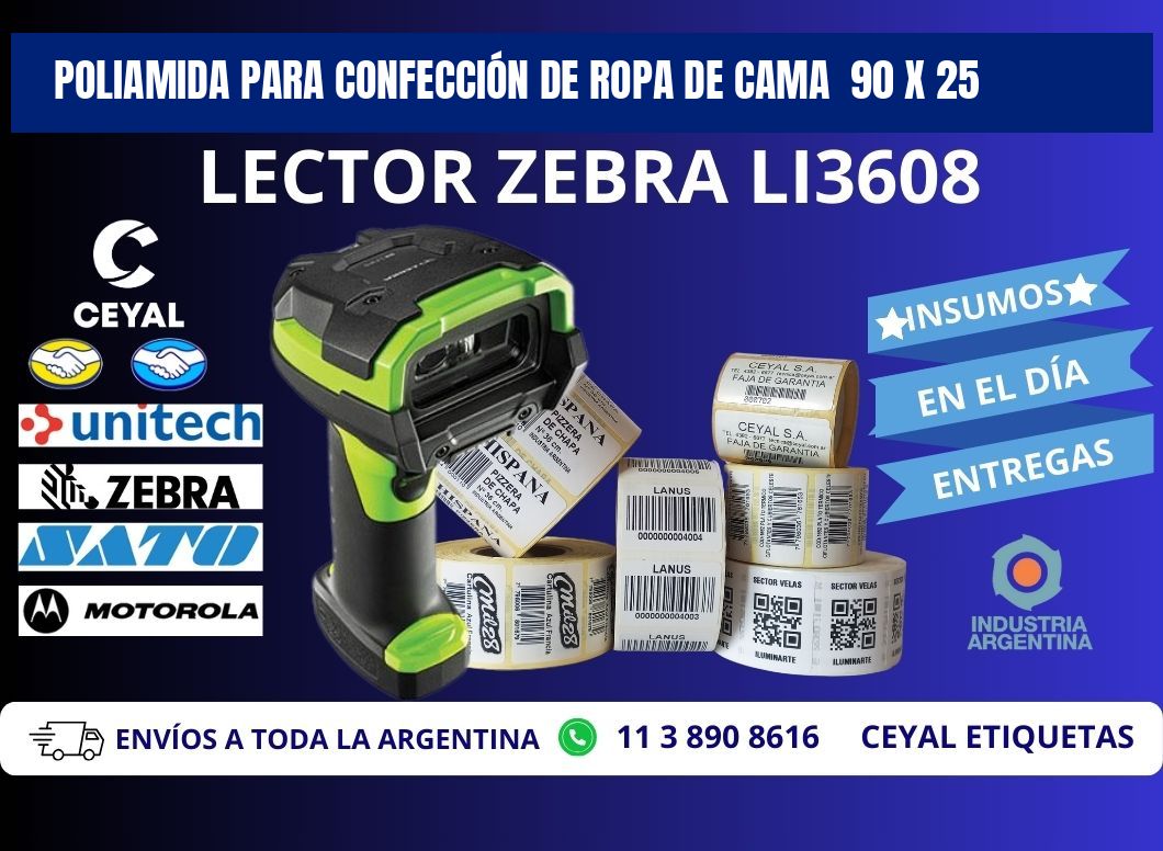 POLIAMIDA PARA CONFECCIÓN DE ROPA DE CAMA  90 x 25