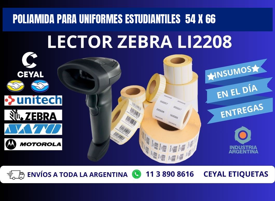 POLIAMIDA PARA UNIFORMES ESTUDIANTILES  54 x 66
