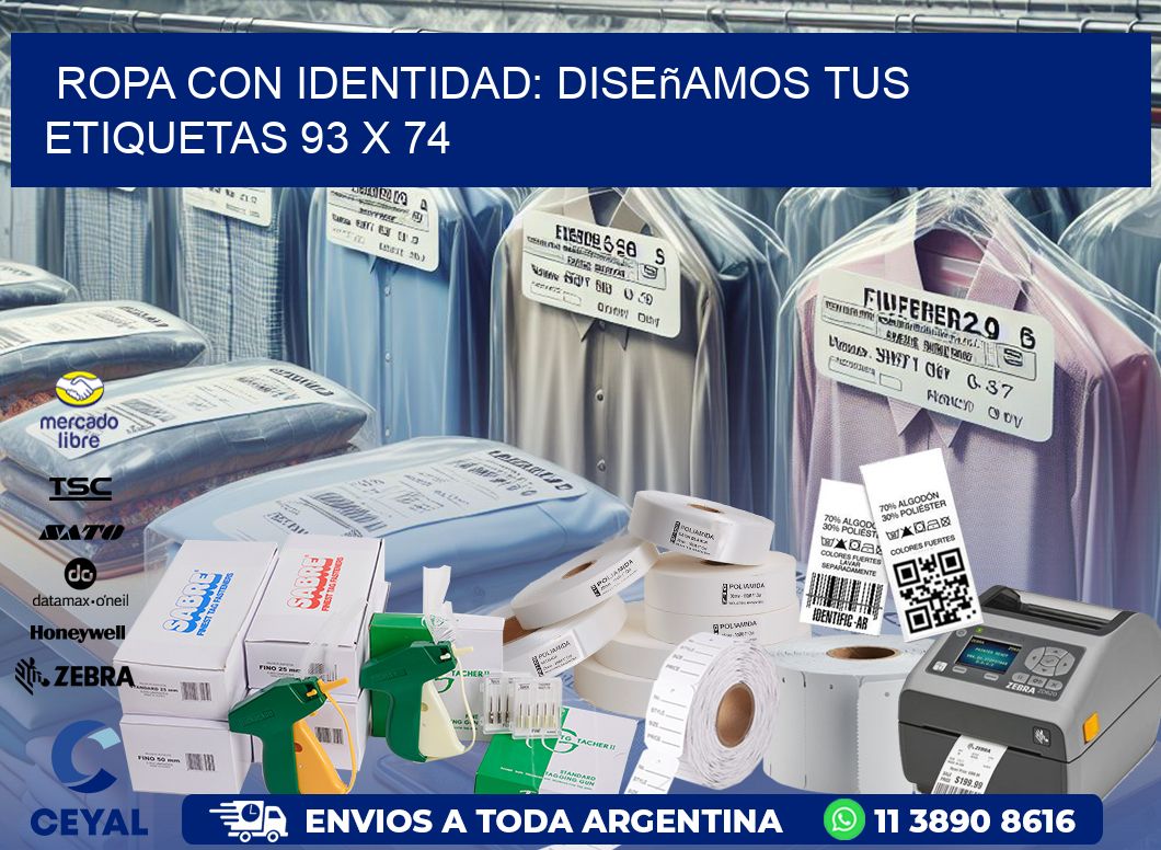 Ropa con Identidad: Diseñamos Tus Etiquetas 93 x 74